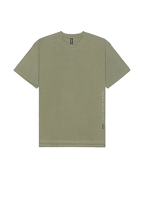 ASRV Cotton Plus Oversized Tee in Sage - Sage. Size S (also in L, XL/1X).