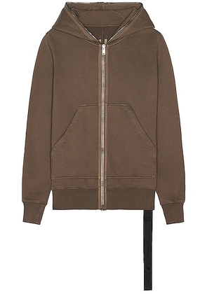 DRKSHDW by Rick Owens Gimp Hoodie in Dust - Taupe. Size XL (also in ).