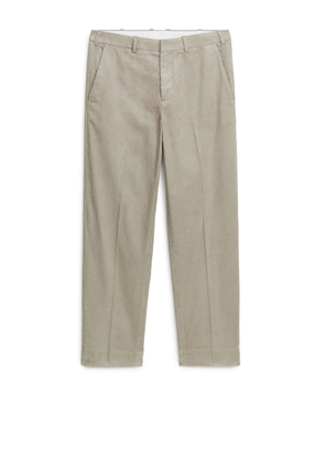 Dressed Corduroy Trousers - Brown