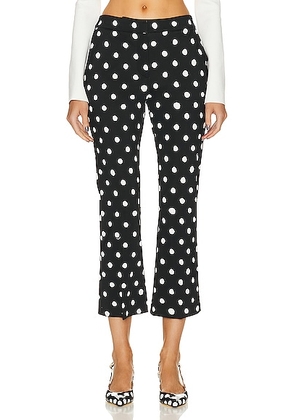 Marni Cropped Pant in Black - Black. Size 38 (also in ).