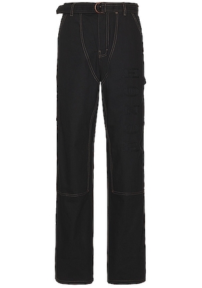 Honor The Gift Carpenter Belt Pant in Black - Black. Size 28 (also in 32, 34).