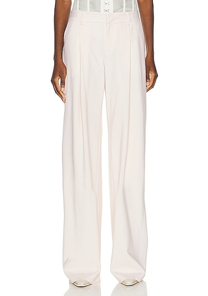 Monse Mesh Bustier Trouser in Ivory - Ivory. Size 8 (also in 2, 6).