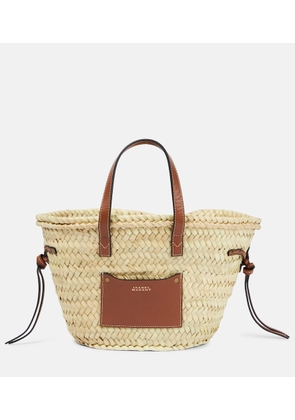 Isabel Marant Cadix Mini straw basket bag