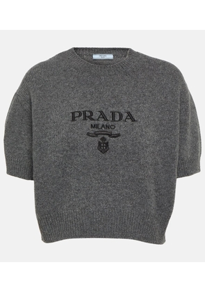 Prada Slate wool and cashmere sweater
