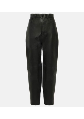 Toteme Tapered leather pants