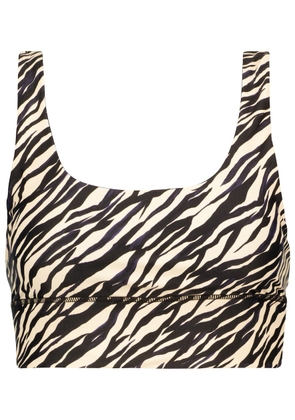 The Upside Nadiya zebra-print sports bra