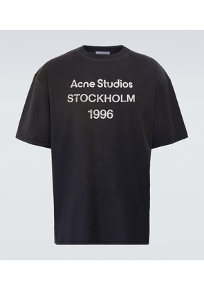 Acne Studios Logo-print cotton-blend T-shirt
