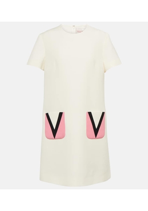 Valentino Wool and silk crêpe minidress