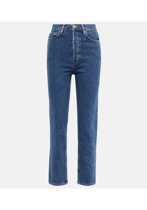 Re/Done 70s Stove Pipe high-rise jeans