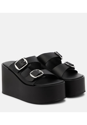 Coperni Leather platform sandals