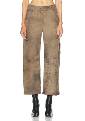 Interior The Julian Pant in Brun - Brown. Size 0 (also in 2, 4).