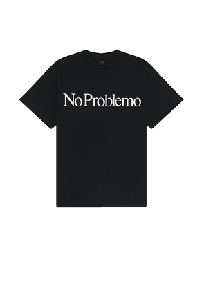 No Problemo Short Sleeve Tee in Black - Black. Size L (also in M, S, XL/1X, XXL/2X).