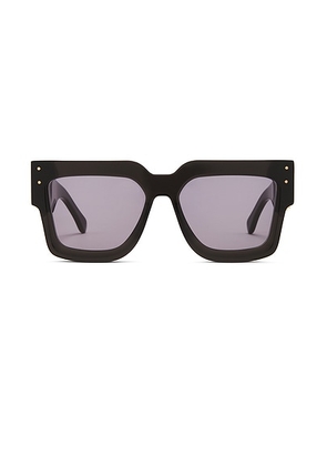 Amiri Jumbo MA Sunglasses in Black - Black. Size all.