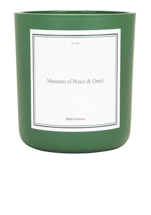 Museum of Peace and Quiet Mid Century Candle in Mid Century - Green. Size all.