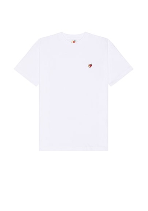 Sky High Farm Workwear Perennial Logo T Shirt in White - White. Size L (also in M, XL).