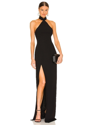 Amanda Uprichard Queen Gown in Black. Size M, S, XL, XS.