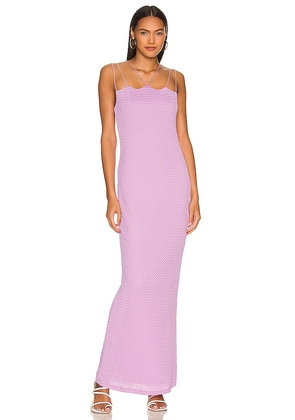 Camila Coelho Angie Maxi Dress in Lavender. Size M, XS.