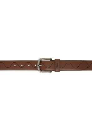 Dime Brown Desert Leather Belt