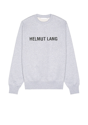 Helmut Lang Crewneck in Light Grey. Size XL.