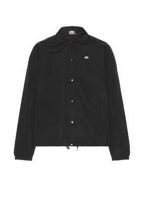 Dickies Oakport Coaches Jacket in Black. Size L, XL.