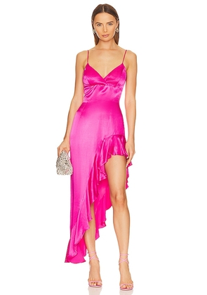 Bardot Ember Midi Dress in Pink. Size 12, 6.