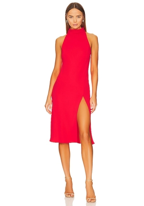 Amanda Uprichard Stanford Dress in Red. Size L, S, XL, XS.