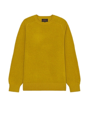 Beams Plus Sweater in Mustard. Size M, S, XL/1X.