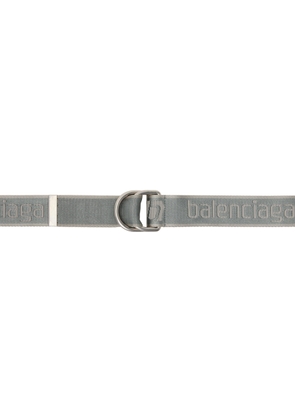 Balenciaga Gray D-Ring Belt