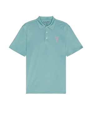 Chubbies The Palmer Performance Polo in Teal. Size XL/1X.