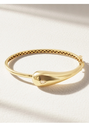 Mateo - Droplet 14-karat Gold Diamond Bracelet - One size