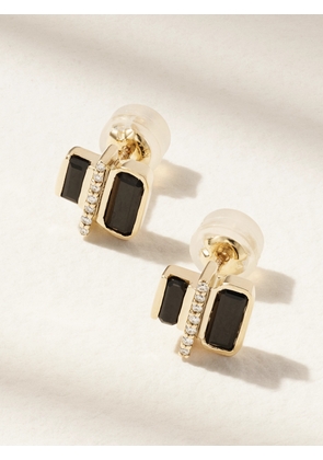 Melissa Joy Manning - Cityscape 14-karat Recycled Gold, Spinel And Diamond Earrings - One size