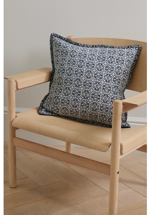 Loewe - Embroidered Jacquard Cushion - Blue - One size