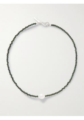 Sophie Buhai - Mermaid Jade And Pearl Necklace - Green - One size