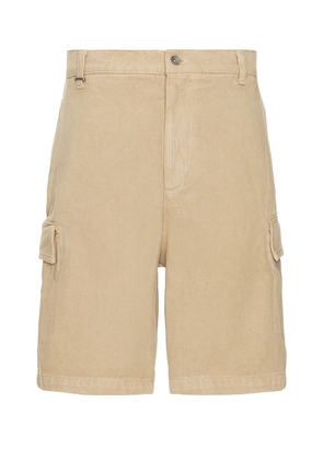 FLANEUR Cargo Shorts in Brown. Size 32, 34, 36.