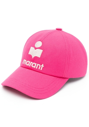 ISABEL MARANT logo-embroidered baseball cap - Pink