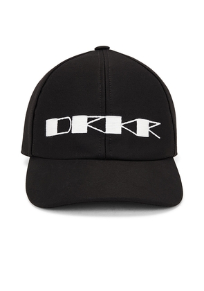 DRKSHDW by Rick Owens Baseball Cap in Black. Size M, S.
