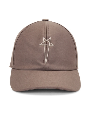 DRKSHDW by Rick Owens Baseball Cap in Nude. Size M, S.