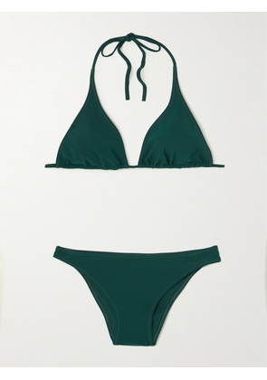 Lido - Cinquantacinque Triangle Bikini - Green - x small,small,medium,large,x large