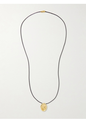 YSSO - Aesop Gold-plated And Cord Necklace - One size