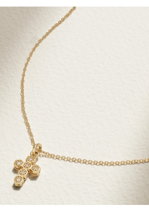 KOLOURS JEWELRY - Mini 18-karat Gold Diamond Necklace - One size