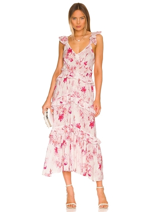 MISA Los Angeles x REVOLVE Morrison Dress in Pink. Size M.