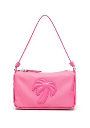 Palm Angels logo-appliqué shoulder bag - Pink