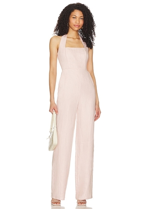 Lovers and Friends Zoie Jumpsuit in Blush. Size XS, XXS.
