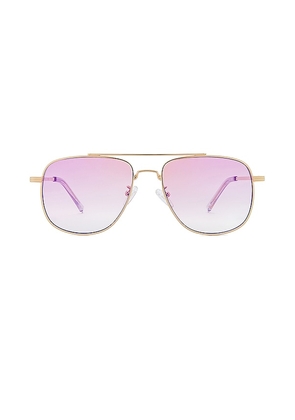 Le Specs The Charmer Sunglasses in Pink.