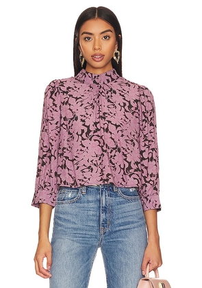 ROLLA'S Ivy Floral Stephanie Top in Pink. Size XS.