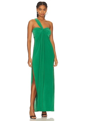 MISA Los Angeles Thora Dress in Green. Size M.