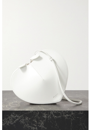 Alaïa - Le Coeur Leather Shoulder Bag - White - One size