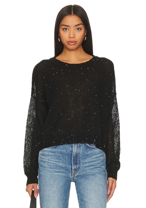 LNA Sheye Sparkle Sweater in Black. Size M, XL, XS.