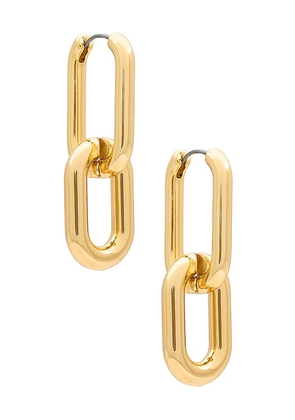 petit moments Pavia Earrings in Metallic Gold.