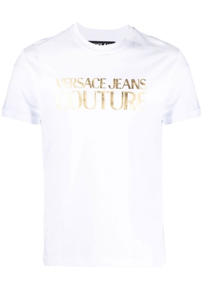 Versace Jeans Couture foil logo cotton T-shirt - White